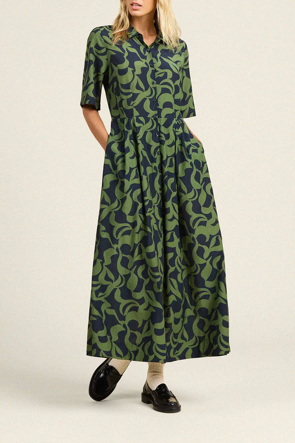 Aster Dress Muted Canopy